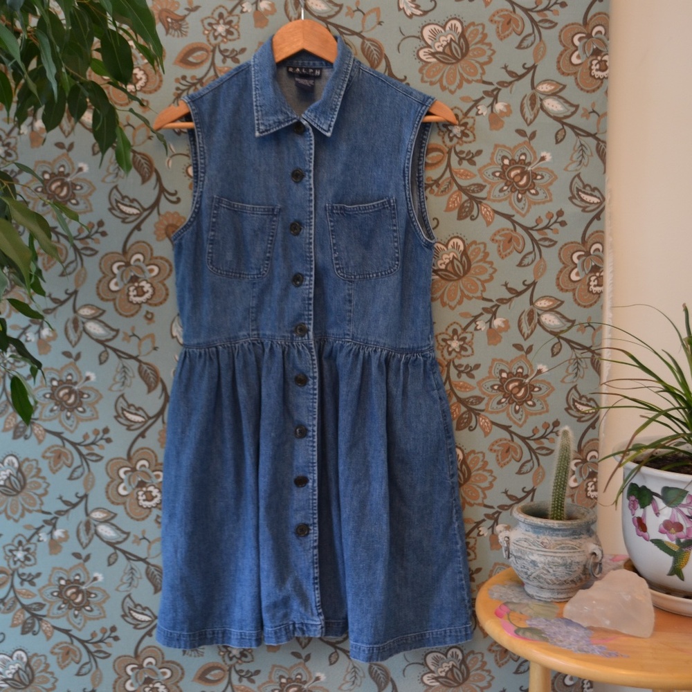 adorable Ralph Lauren button down dress